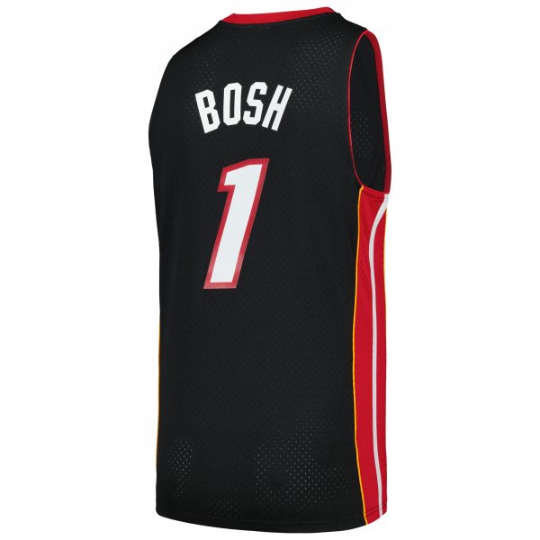 Men's Miami Heat Mitchell & Ness Black 2012/13 Hardwood Classics Swingman Jersey