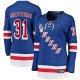 Women's New York Rangers #31 Igor Shesterkin Blue Home Breakaway Jersey