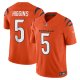 Men's Cincinnati Bengals Tee Higgins Nike Orange Vapor F.U.S.E. Limited Jersey