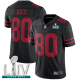 San Francisco 49ers #80 Jerry Rice Black Alternate Super Bowl LIV Bound Men's Stitched NFL Vapor Untouchable Limited Jersey