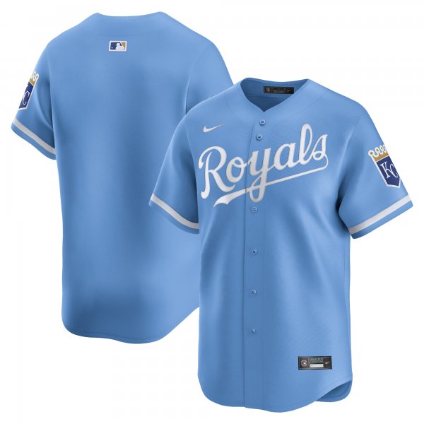 Men's Kansas City Royals  Nike Light Blue  Alternate Limited Jersey