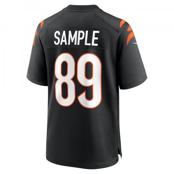 Men's Cincinnati Bengals Drew Sample Nike Black Game Jersey