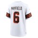 Men's Cleveland Browns Baker Mayfield Nike White 1946 Collection Alternate Game Jersey