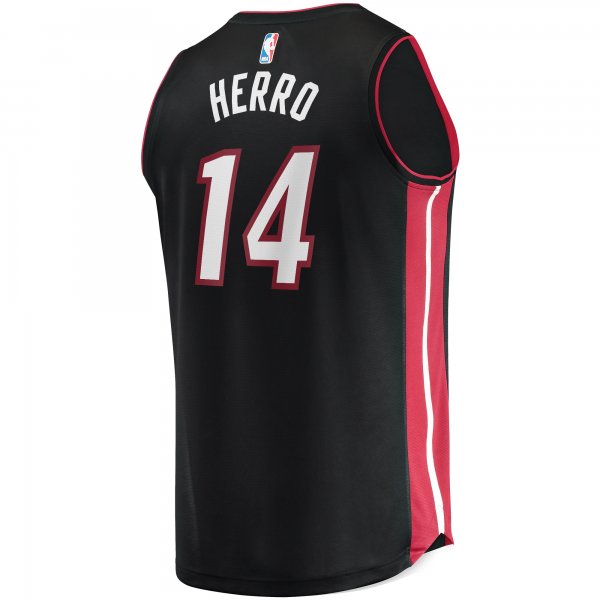 Men's Miami Heat Tyler Herro Fanatics Black Fast Break Replica Jersey - Icon Edition