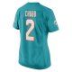 Women's Miami Dolphins Bradley Chubb Nike Aqua Game Player Jersey