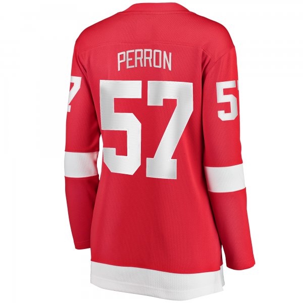 Women's Detroit Red Wings David Perron Fanatics Red Home Breakaway Player Jersey