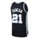 Men's San Antonio Spurs Tim Duncan Mitchell & Ness Black 1998/99 Hardwood Classics Swingman Jersey