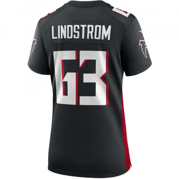 Women's Atlanta Falcons Chris Lindstrom Nike Black Game Jersey