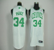 Men's Boston Celtics #34 Paul Pierce White Revolution 30 Stitched NBA Jersey