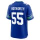 Men's Seattle Seahawks Brian Bosworth Nike Royal Throwback Retired Player Game Jersey