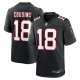 Men's Atlanta Falcons Kirk Cousins Nike Black Alternate Game Player Jersey