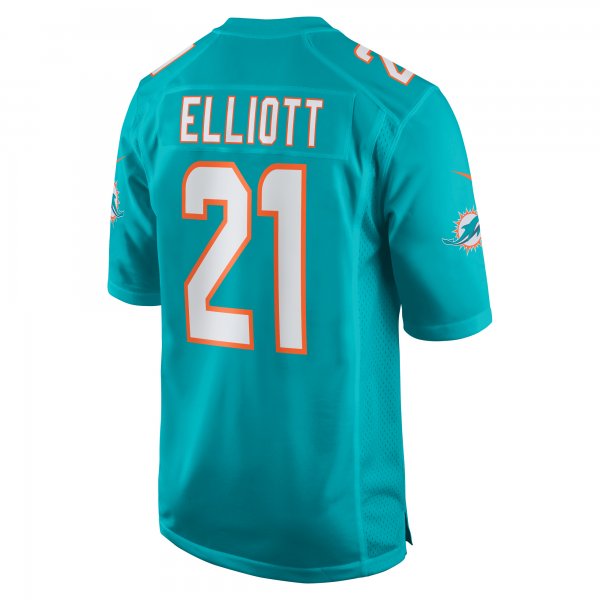 Men's Miami Dolphins DeShon Elliott Nike Aqua Game Player Jersey