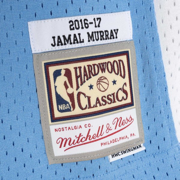 Men's Denver Nuggets Jamal Murray Mitchell & Ness Powder Blue 2016/17 Throwback Swingman Jersey