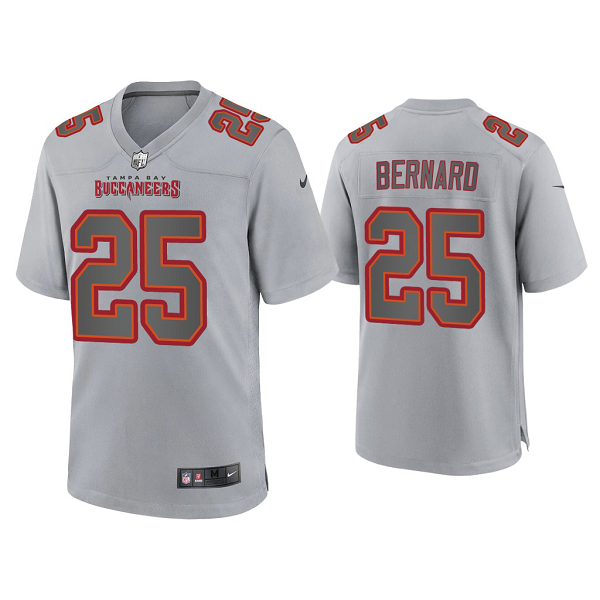 Men's Tampa Bay Buccaneers Giovani Bernard Gray Atmosphere Fashion Game Jersey