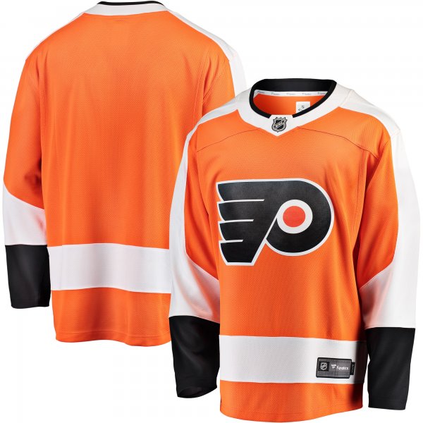 Men's Philadelphia Flyers Fanatics Orange Breakaway Home Jersey