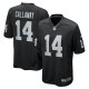 Men's Las Vegas Raiders Marquez Callaway Nike  Black Team Game Jersey