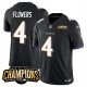 Men's Baltimore Ravens #4 Zay Flowers Black 2023 F.U.S.E. AFC North Champions Vapor Limited NFL Jersey