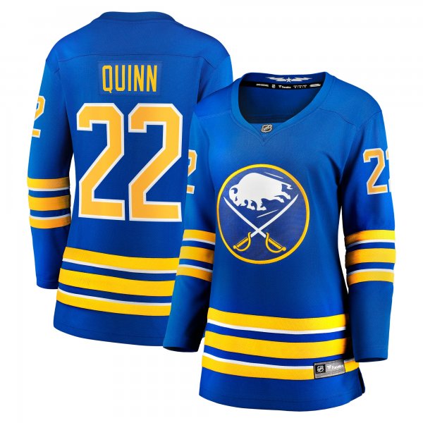 Women's Buffalo Sabres Jack Quinn Fanatics Royal Home Breakaway Player Jersey