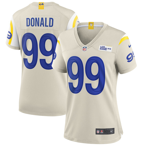 Women's Aaron Donald Aaron Donald Nike Bone Game Jersey