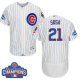 Men's Chicago Cubs #21 Sammy Sosa White Flexbase Collection 2016 World Series Champions Stitched MLB Jersey