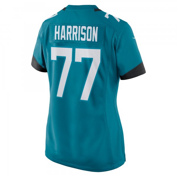 Women's Jacksonville Jaguars Anton Harrison Nike  Teal Team Game Jersey