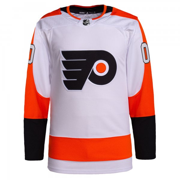 Men's Philadelphia Flyers  adidas White Away  Primegreen Custom Jersey