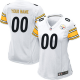 Nike Pittsburgh Steelers Customized White Stitched Elite Women's NFL Jersey