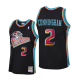 Men's Detroit Pistons #2 Cade Cunningham 2021 NBA Draft No.1 Hardwood Classics Black Jersey