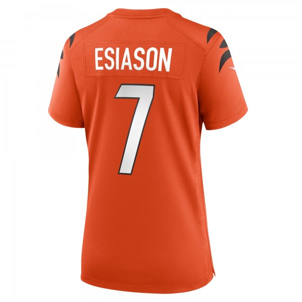 Women's Cincinnati Bengals Boomer Esiason Nike Orange Retired Game Jersey