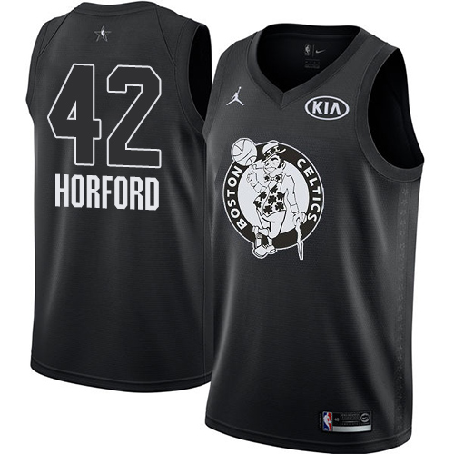 Men's Jordan Brand Boston Celtics #42 Al Horford Black Swingman 2018 All-Star Game NBA Jersey