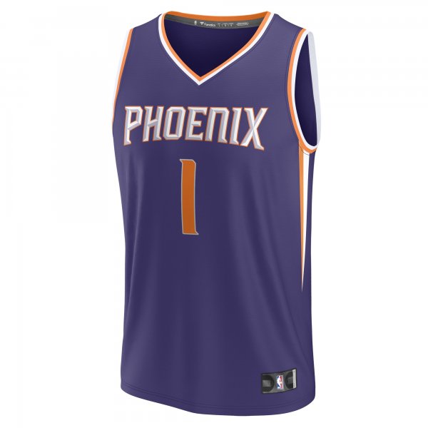 Youth Phoenix Suns Devin Booker Fanatics Purple Fast Break Player Jersey - Icon Edition