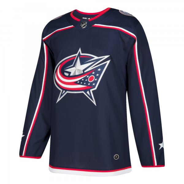 Men's Columbus Blue Jackets adidas Navy Home Blank Jersey