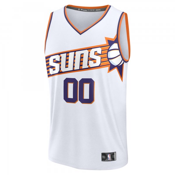 Youth Phoenix Suns  Fanatics White Custom Fast Break Jersey - Association Edition