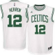 Men's Boston Celtics #12 Chris Herren White Twill NBA Jersey