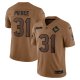 Men's Houston Texans #31 Dameon Pierce Nike Brown 2023 Salute To Service Limited Jersey