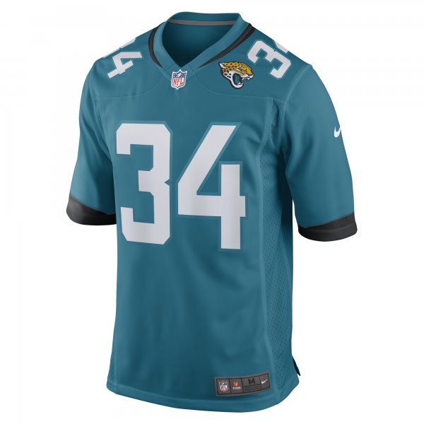 Men's Gregory Junior Jacksonville Jaguars Nike Teal Team Game Player Jersey