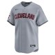 Men's Cleveland Guardians  Nike Gray Road Limited Jersey