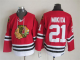 Men's Chicago Blackhawks #21 Stan Mikita Red Throwback NHL Jersey