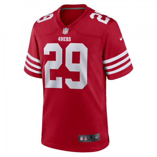 Men's San Francisco 49ers Talanoa Hufanga Nike Scarlet Game Player Jersey