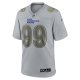 Men's Los Angeles Rams Aaron Donald Nike Gray Atmosphere Fashion Game Jersey