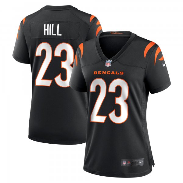 Women's Cincinnati Bengals Daxton Hill Nike Black Player Game Jersey