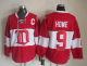 Men's Detroit Red Wings #9 Howe Red Throwback NHL Jersey