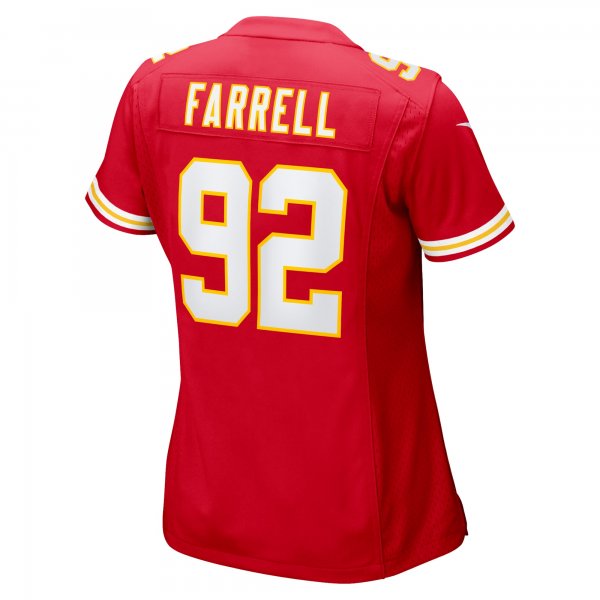 Women's Kansas City Chiefs Neil Farrell Jr. Nike  Red Team Game Jersey