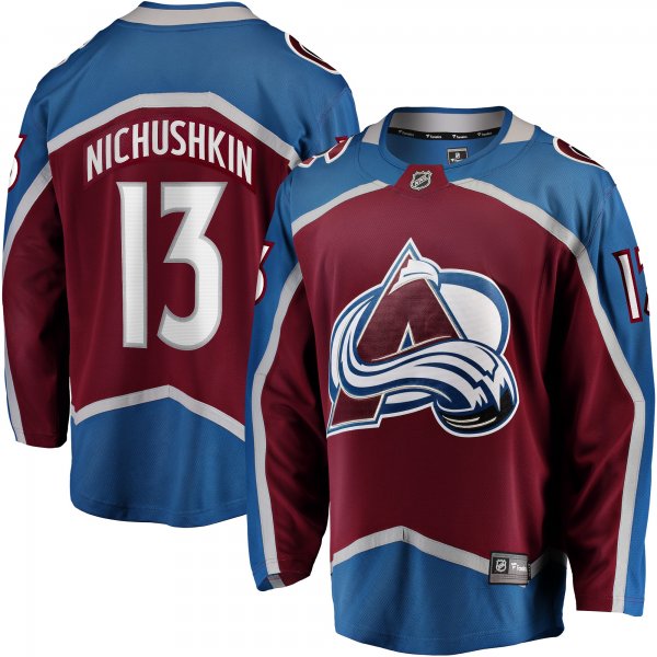 Men's Colorado Avalanche Valeri Nichushkin Fanatics Burgundy Breakaway Player Jersey