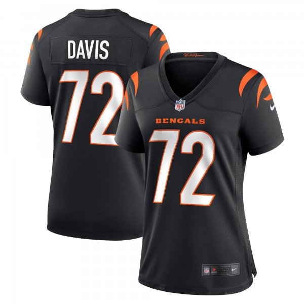 Women's Cincinnati Bengals Domenique Davis Nike Black Game Player Jersey