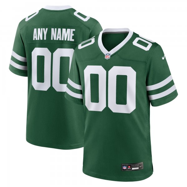 Men's New York Jets Green custom Jersey