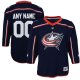 Youth Columbus Blue Jackets  Navy Home Replica Custom Jersey