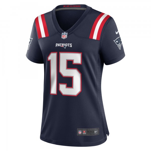 Women's New England Patriots Ezekiel Elliott Nike Navy Game Player Jersey