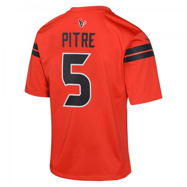 Youth Houston Texans Jalen Pitre Nike Red Alternate Game Jersey