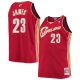 Men's Cleveland Cavaliers LeBron James Mitchell & Ness Red 2003/04 Big & Tall Hardwood Classics Swingman Jersey